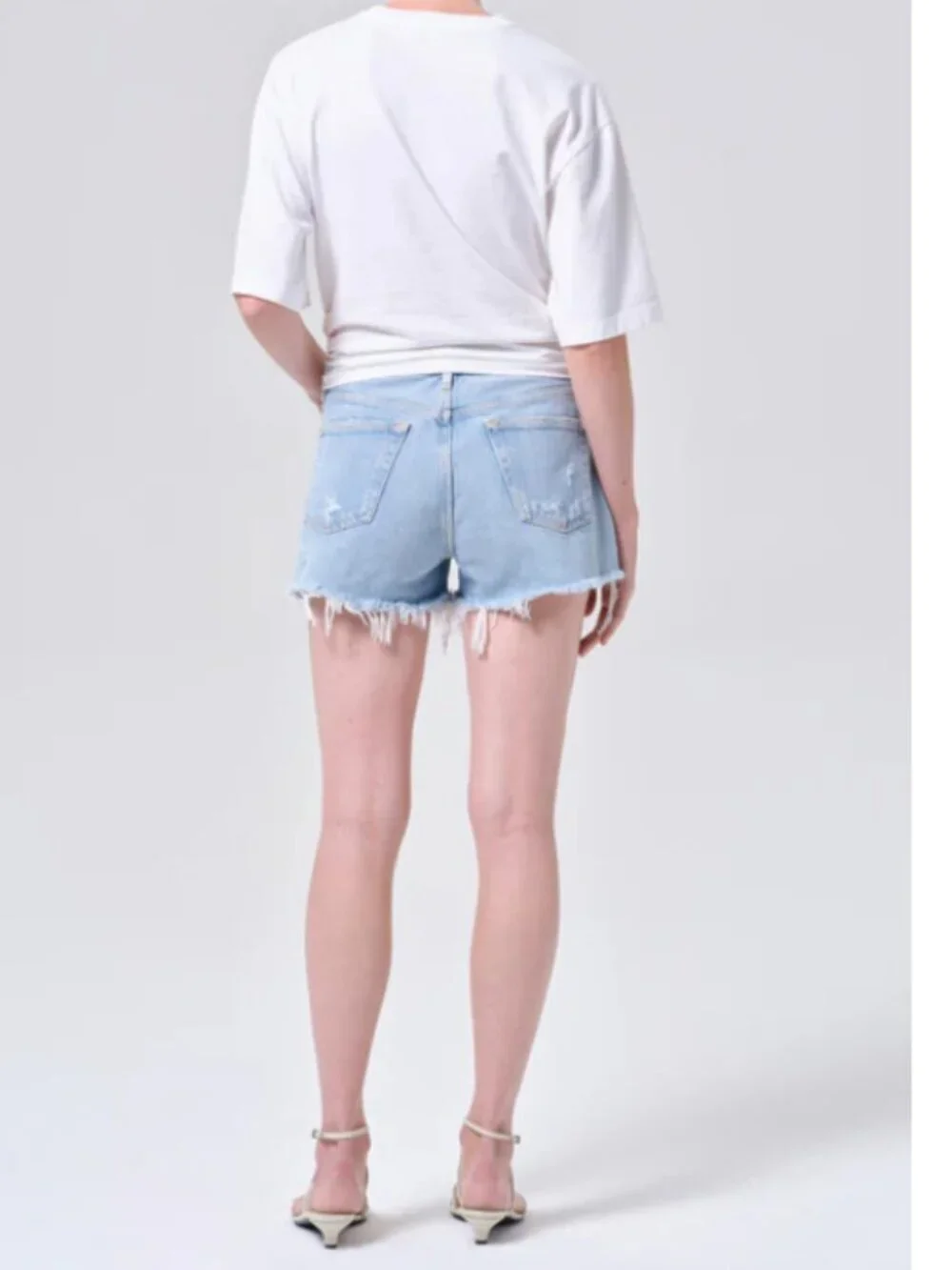 AGOLDE Parker Jean Shorts in Swapmeet Size 24